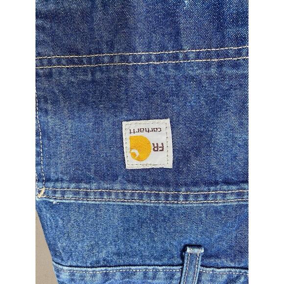 Carhartt FR Jeans Mens 42x30 Blue Straight Flame Resistant 280-83 Utility Work - Picture 9 of 14